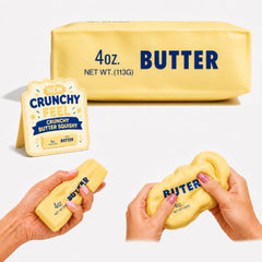 Yellow Crunchy Butter Squishy Color Crunchy Butter Squishy Fidget Toy – Soft Stress Relief
