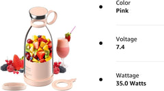 Portable Personal Blender for Shakes and Smoothies 11.8 oz