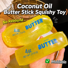 Coconut Oil Butter Squishy Toy – Moldable Stress Relief