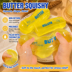 Coconut Oil Butter Squishy Toy – Moldable Stress Relief