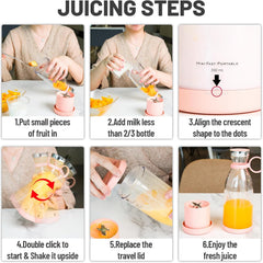 Portable Personal Blender for Shakes and Smoothies 11.8 oz