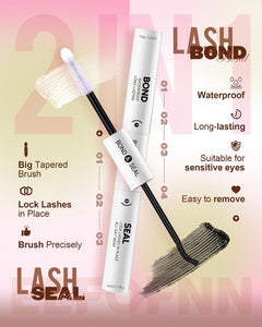 DIY Lash Cluster Extension Kit With Bond, Seal & Tweezers