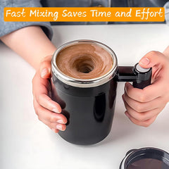 Rechargeable Self Stirring Mug – Magnetic Automatic Mixer