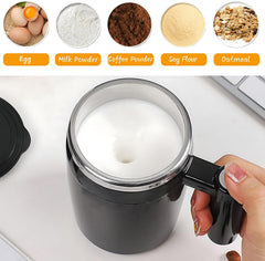Rechargeable Self Stirring Mug – Magnetic Automatic Mixer