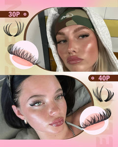 DIY Lash Cluster Extension Kit With Bond, Seal & Tweezers