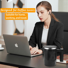 Rechargeable Self Stirring Mug – Magnetic Automatic Mixer