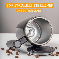Rechargeable Self Stirring Mug – Magnetic Automatic Mixer