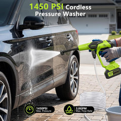Cordless Pressure Washer with Brushless Motor – 1450 PSI